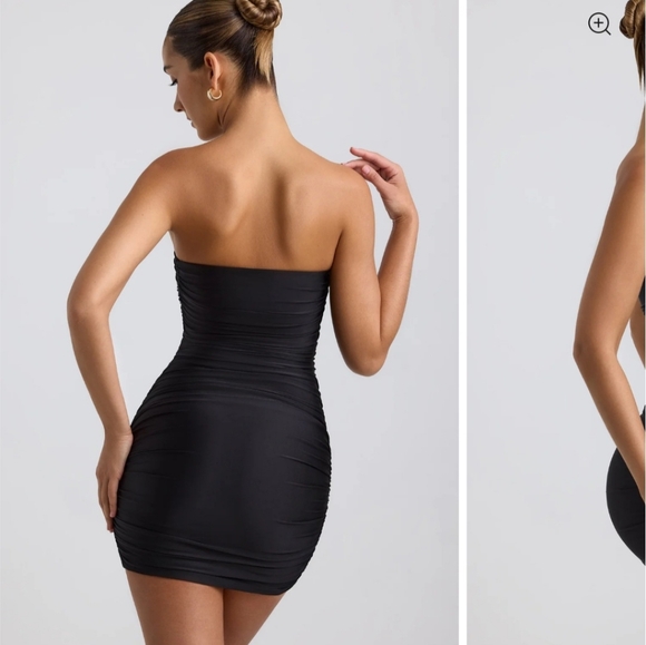 Oh Polly Black Mini Dress - Picture 3 of 3